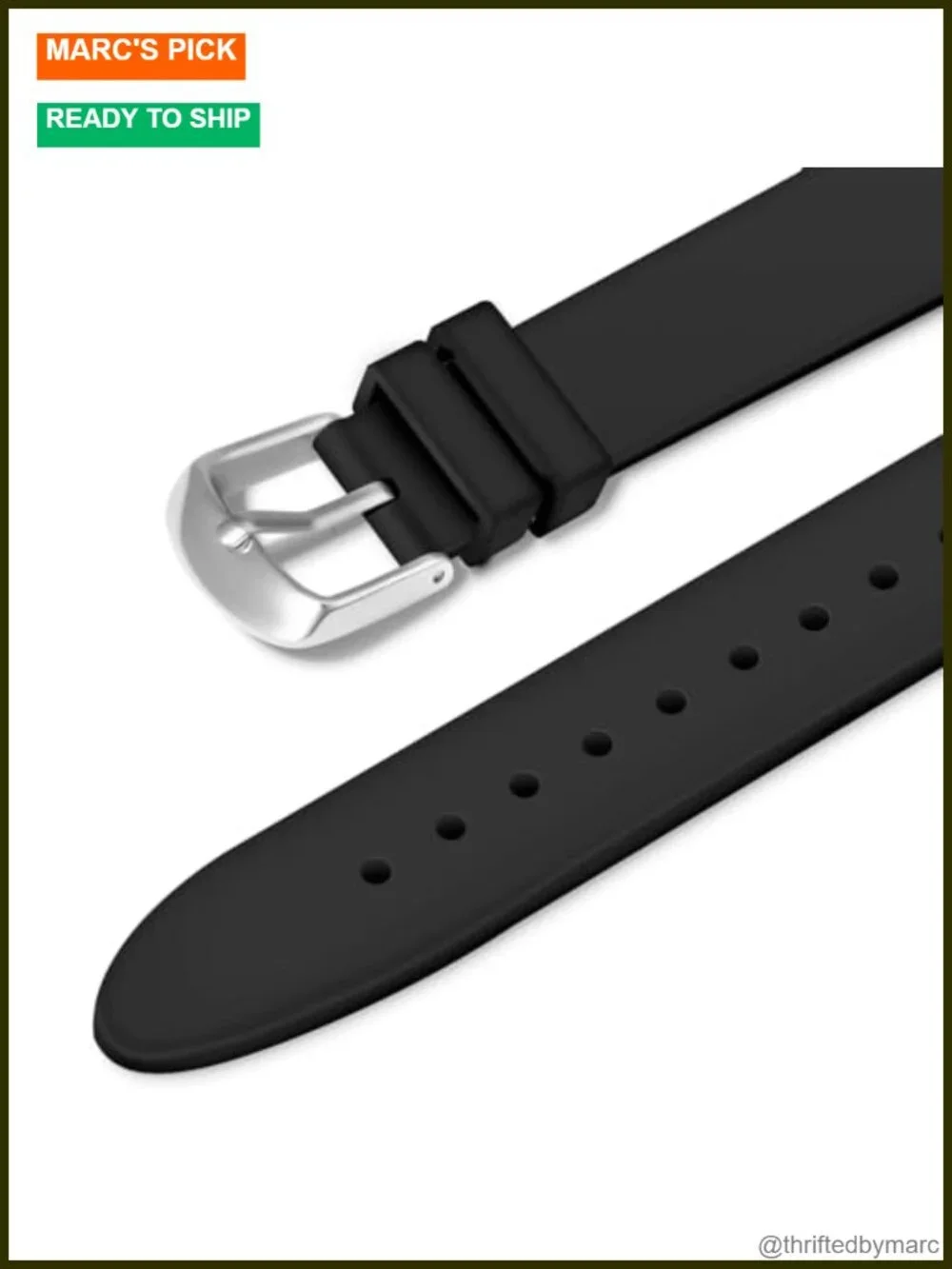 Analog Wrist Watch with Arabic Numerals, Non-Ticking Quartz Silicone Band
